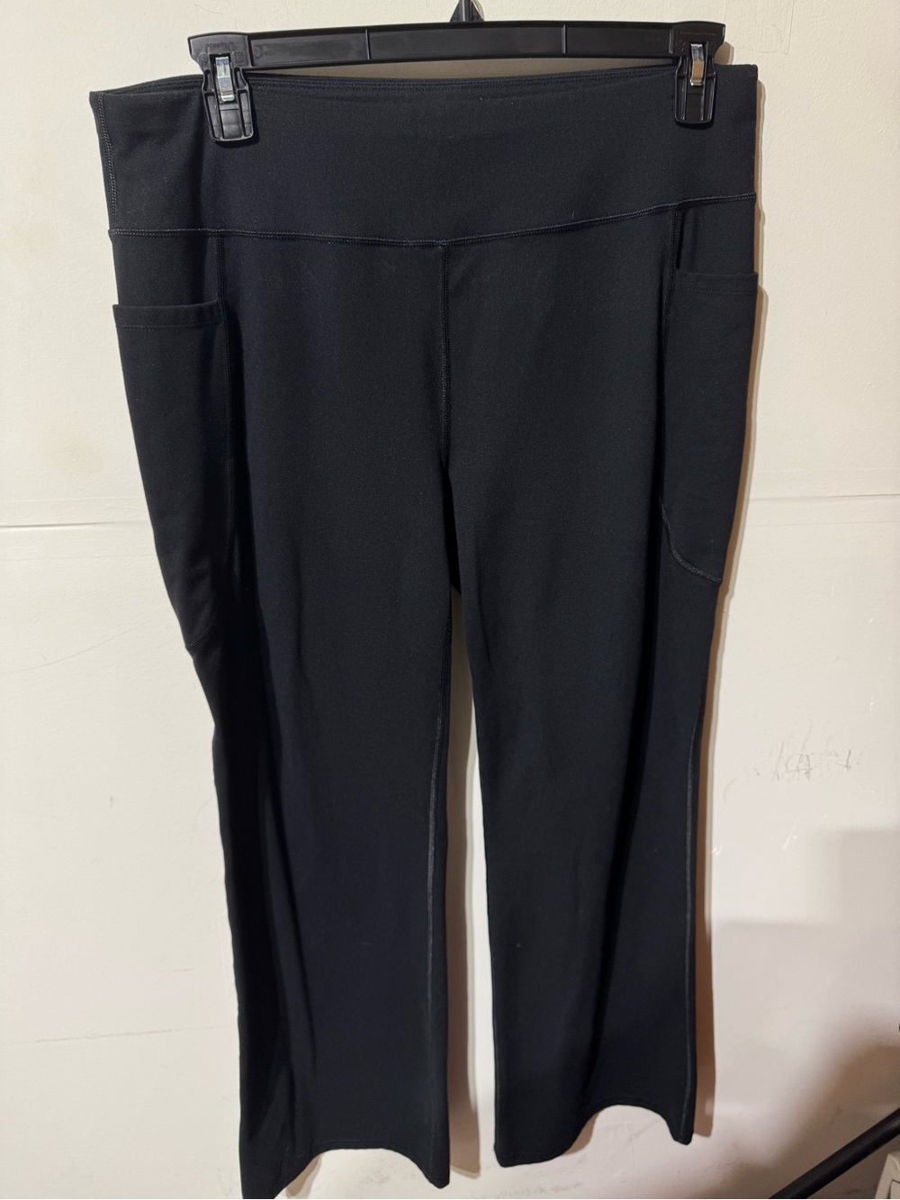 Black Women's Flared Leggings